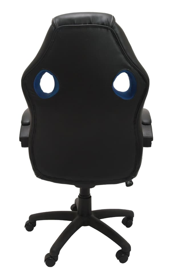 ENZO BLUE BLACK MUSTA KÄÄNTÖTUOLI