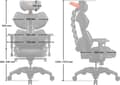 Miniatyrbild 2 av 5: COUGAR Gaming CGR-TER, Universal spelstol, 135 kg, Stoppad sits, Stoppat ryggstöd, Universal, 160 cm