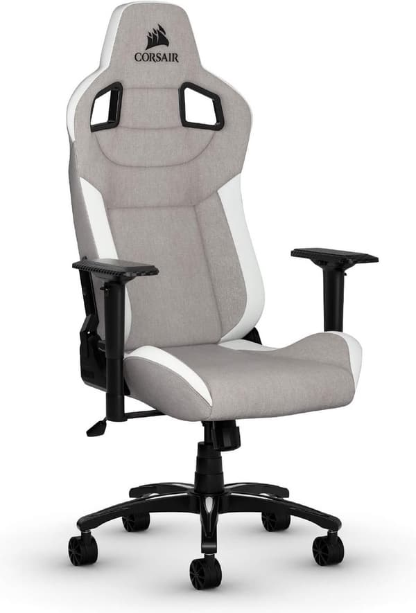 Corsair T3 Rush gaming stol - Mesh sæde - Mesh ryglæn - Sort/Grå
