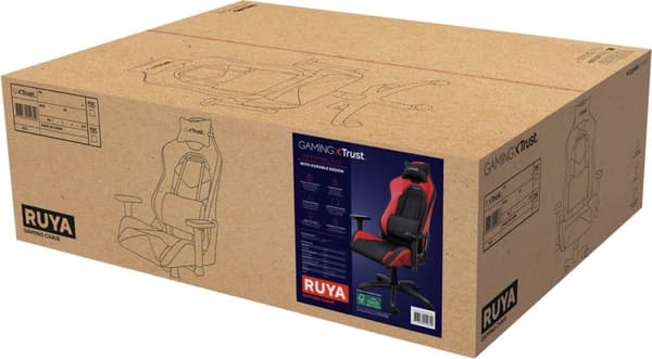 Trust GXT 714R Ruya Gaming Pall Röd