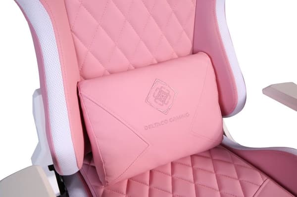 Deltaco Gaming Pink Line PCH90 Gaming stol med full RGB Lightning - Rosa