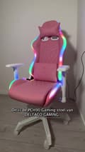 Miniatyrbild 2 av 11: Deltaco Gaming Pink Line PCH90 Gaming stol med full RGB Lightning - Rosa