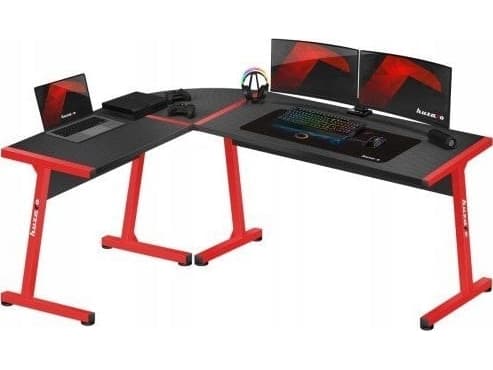 Huzaro Hero 6.0 Red Carbon Flex spelbord, svart/rött