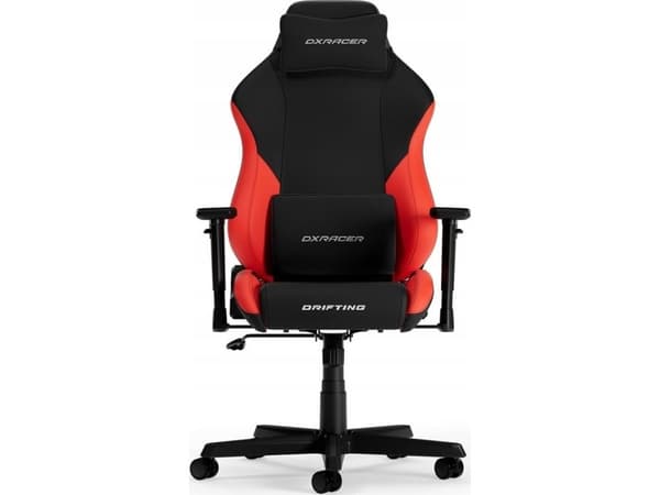 DXRACER DRIFTING L Svart/rød ergonomisk stol (Epu-skinn)