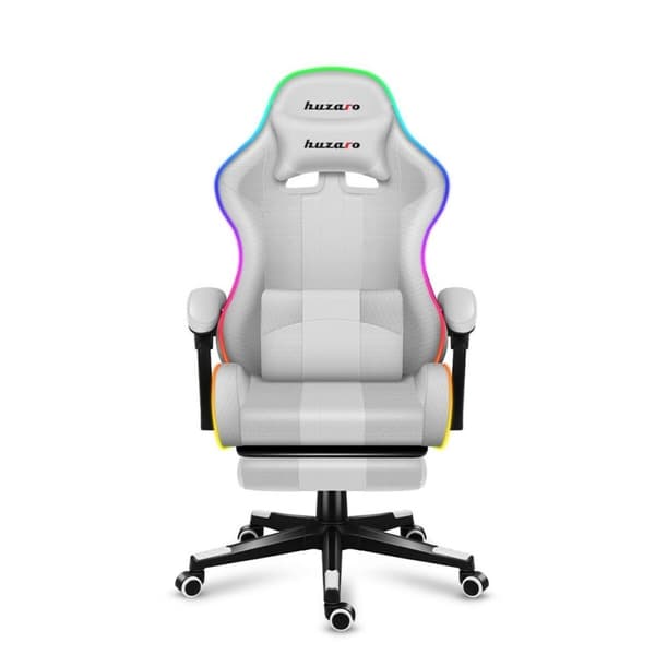 Spelstol Huzaro FORCE 4.7 RGB Vit