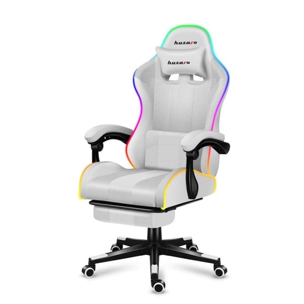 Spelstol Huzaro FORCE 4.7 RGB Vit