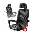 Miniatyrbillede 9 af 11: Gaming-stol Huzaro Combat 5.0 Sort