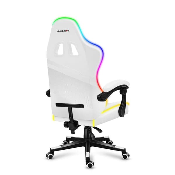 Gaming-stol Huzaro Force 4.4 RGB Hvid