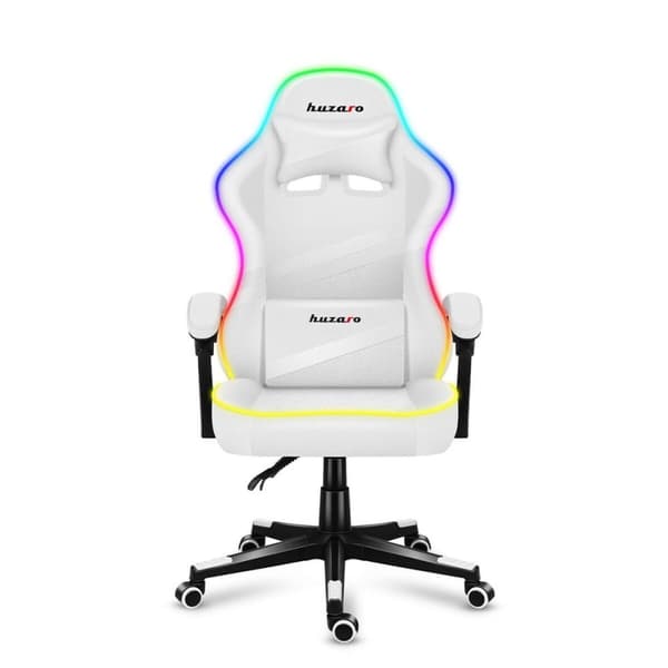 Gaming-stol Huzaro Force 4.4 RGB Hvid
