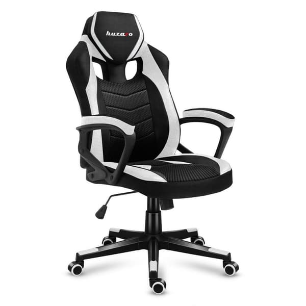 Gaming-stol Huzaro HZ-Force 2.5 White Mesh Hvid Sort
