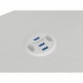 Miniatyrbilde 3 av 5: Skrivebord Gaming Gaming Genesis NDS-1802 Hvit