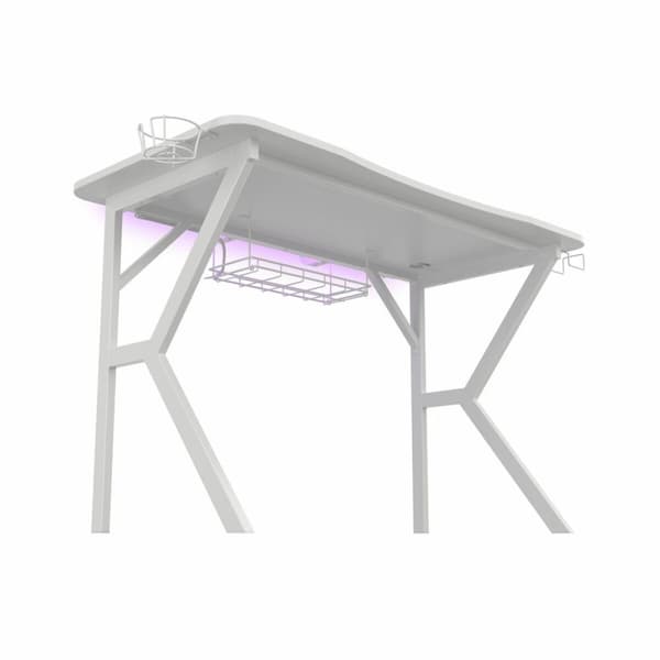 Skrivebord Gaming Gaming Genesis NDS-1802 Hvit