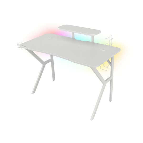 Skrivebord Gaming Gaming Genesis NDS-1802 Hvit
