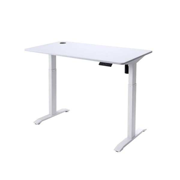 Työpöytä Urban Factory EED25UF Valkoinen Ruostumaton teräs 118 x 60 cm Valkoinen