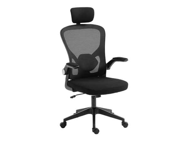 Sandberg ErgoFusion Basic - Spillestol - ergonomisk - armstøtter - vippe - drejeled - netstof