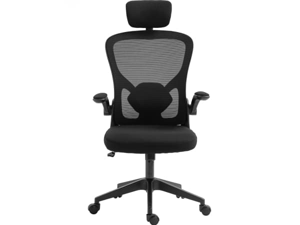 Sandberg ErgoFusion Basic - Spillestol - ergonomisk - armstøtter - vippe - drejeled - netstof