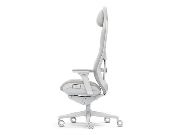 Fractal Design Refine - Spelstol - ergonomisk - fällbar - armstöd - T-formad - lutning - glass fiber reinforced polyproylene/polyamide - ljust