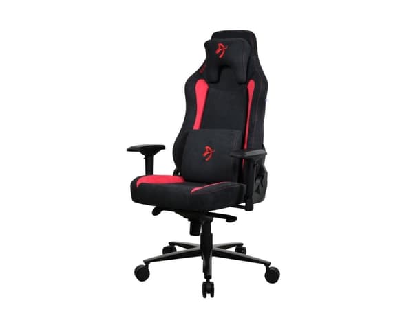 Arozzi Vernazza - Stol - ergonomisk - armlener - T-formet - tipping - roterende - rød, svart