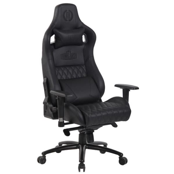 Keren Genuine Leather Gaming Kontorsstol - Svart