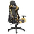Miniatyrbild 1 av 2: Snurrbar gamingstol guld PVC