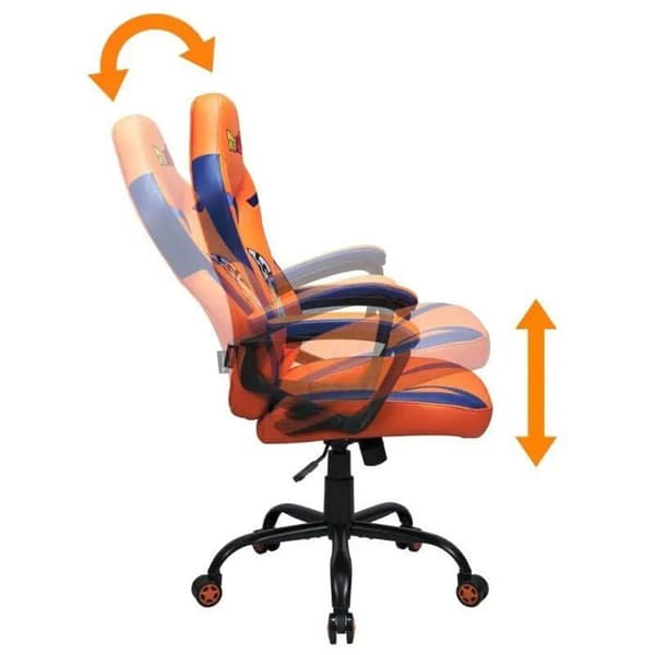 Gamingstol - Dragon Ball Z - Junior - Ergonomisk - Polstrade armstöd - Höjdjusterbar