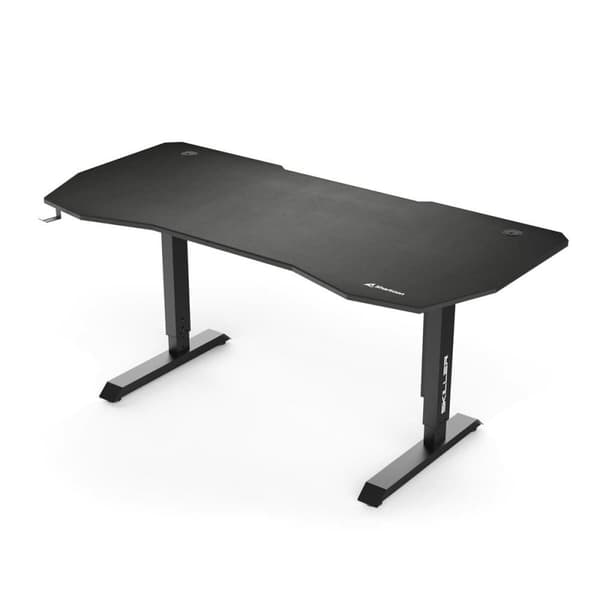 Skrivbord Gaming Sharkoon SGD20 Svart Stål Trä MDF Svart
