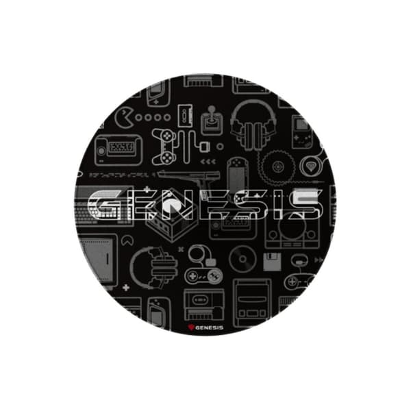 Gaming måtte Genesis Tellur 300 - Gear Ø 100 cm Multifarvet Polyester Cirkulær