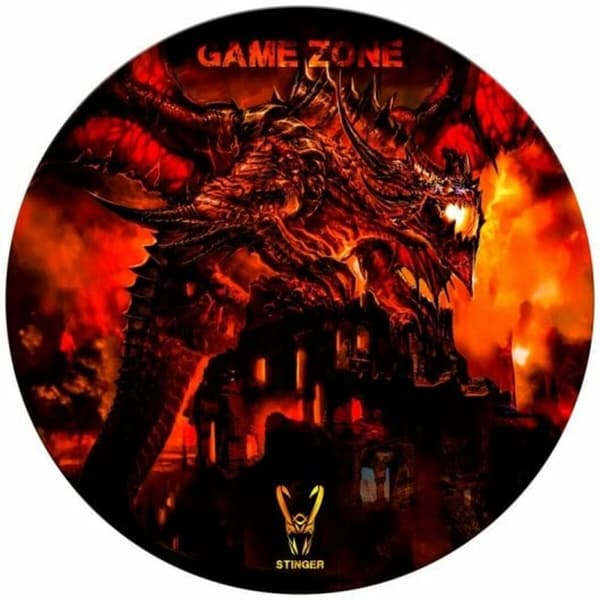 Gaming måtte Woxter GM26-066 Rød Ø 120 cm Klæde Polykarbonat