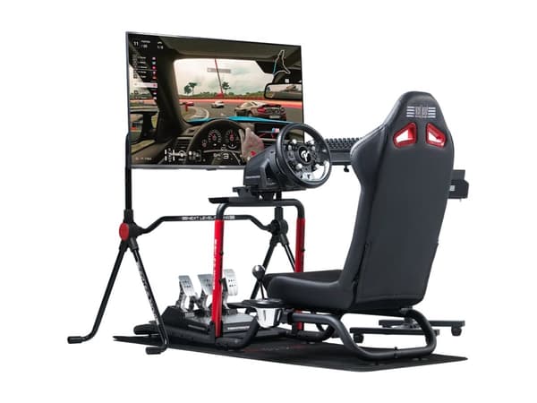 Next Level Racing Wheel Stand Lite 2.0 - Ställ med cockpitratt/pedaler för racingsimulator
