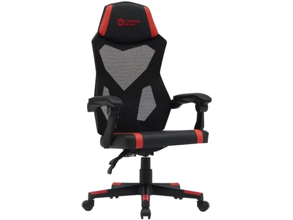 Canyon Flow MCH01, Gaming-stol, 120 kg, Hard Stol, Mesh Ryggstø, 150 cm, 175 cm