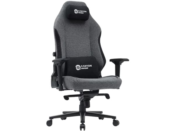 Canyon Gaming Chair Boulder XLCH01, Gaming-stol, 150 kg, Polstret Sete, Polstret Rygg, 160 cm, 190 cm