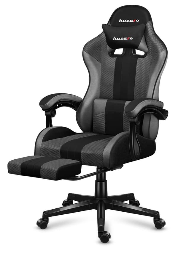 HUZARO FORCE 4.7 GRÅ MESH SPELSTOL
