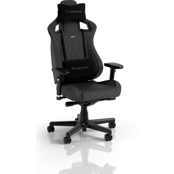 Gamer Stol - Noblechairs - Epic Compact TX - Grå - Höjdjusterbar - Lutbar