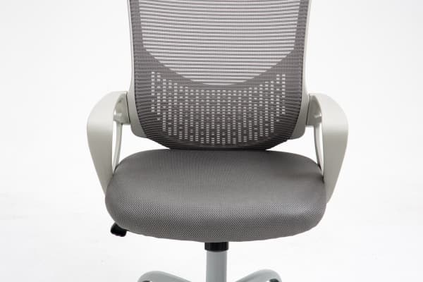 Activejet YK507 SZ, Polstret Sete, Mesh Ryggstø, Grå, Grå, Skum, Stoff
