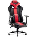Miniatyrbild 1 av 4: Diablo X-Player 2.0 Gaming Stol Office Gamer Fåtölj 3D Armstöd Lädertyg Kusinkudde (Antracit-Röd, L)