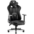 Miniatyrbild 1 av 4: Diablo X-Player 2.0 Gaming Stol Office Gamer Fåtölj 3D Armstöd Lädertygskudde Lumbal Cousin (Svart-Svart, L)