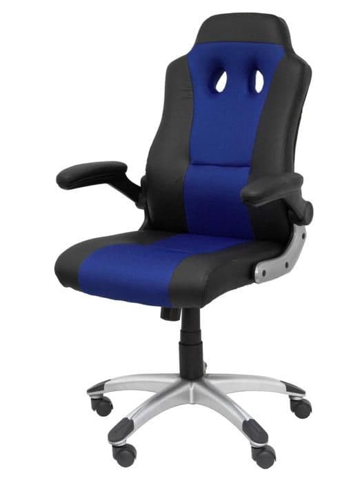 Talave svart och blå similpiel gaming stol