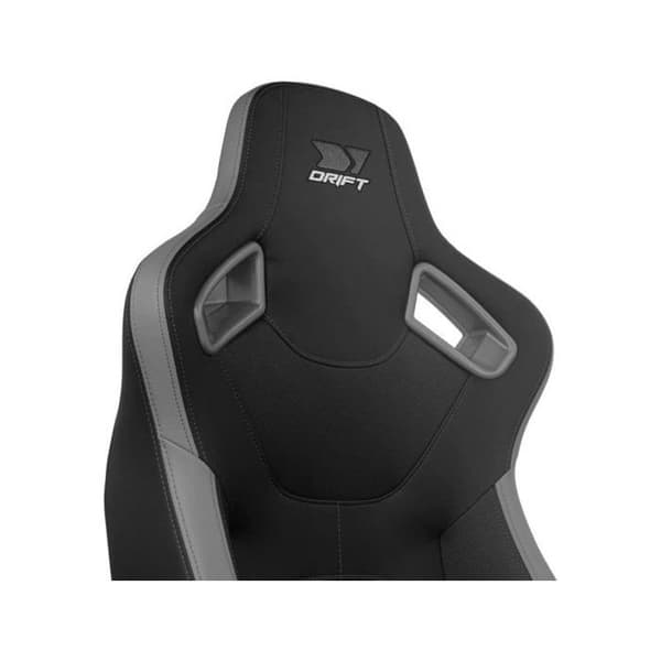 DRIFT GAMING Chair DR600 -DR600BGRAY - Professionell spelstol, konstläder, 4D armstöd, klass 4 kolv, mekanism