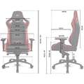 Miniatyrbild 2 av 6: DRIFT GAMING Chair DR600 -DR600BGRAY - Professionell spelstol, konstläder, 4D armstöd, klass 4 kolv, mekanism
