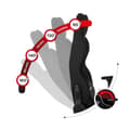 Miniatyrbild 2 av 4: Gaming Chair - HUZARO - FORCE 7.9 Svart - Ergonomisk - Justerbara armstöd - Svängbara