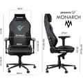 Miniatyrbild 2 av 2: Phoenix Monarch Gaming Stol Tyg Storlek R