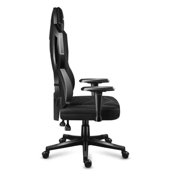 Gamingstol - Huzaro - Combat 6.2 - Svart RGB - LED-belysning - 3D-armstöd - Neutralt