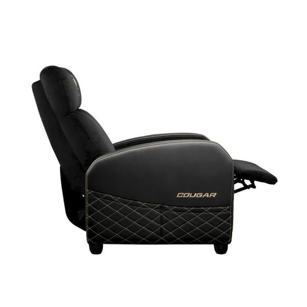 Gamingstol - Cougar Gaming - RANGER ELITE ROYAL - Stöder upp till 135 kg - Andningsbart sammetstyg