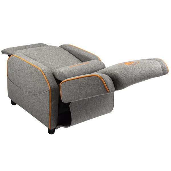 Gamingstol - Cougar Gaming - Ranger One Grey - Robust stål - Linneimitationsöverdrag - Ergonomisk