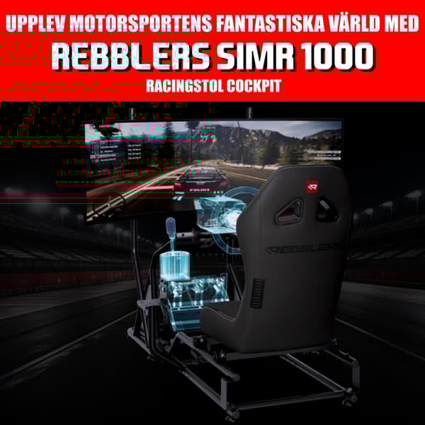 REBBLERS SIMR1000-G (Black & Grey Seat)