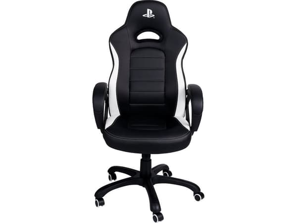 NACON CH-350ESS, Universal gaming-stol, 110 kg, Polstret Sete, Polstret Rygg, Sort, Sort, Hvit