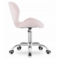 Miniatyrbild 2 av 6: Kontorsstol Avola - Ergonomisk - Sammet - Rosa