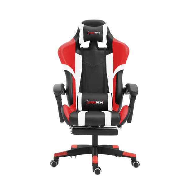 Gamingstol - Kontorsstol med Fotstöd - Stol till Gaming