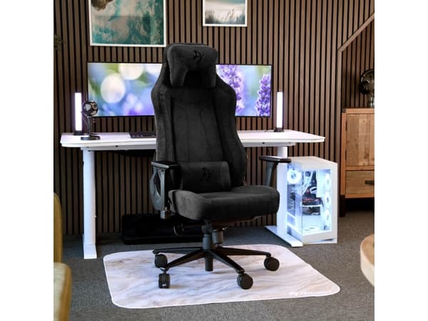 Arozzi Gaming Stuhl Vernazza Pure Black SoftFabric (VERNAZZA-SFB-PBK)