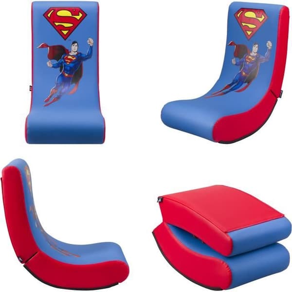 Gaming Seat - SUBSONIC - Superman - Rock'n'seat Junior Model - Under officiell licens